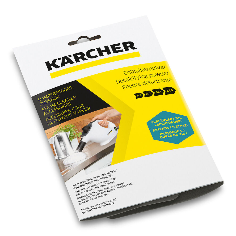 Descaling powder RM 511 (6x17g) for Metos Kärcher steam cleaner SG 4/4
