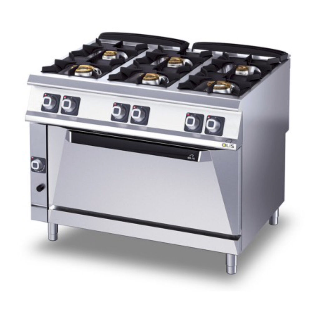 Gas range with gas oven Metos Diamante D96/10CGFL